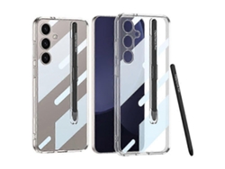 Funda Para Samsung Galaxy S25 (plus), Tpu Transparente A Prueba De Golpes Con Lápiz Óptico