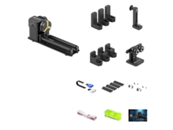 Módulo giratorio láser, desmontaje rápido, accesorios versátiles, Sculpfun Ra Pro Max