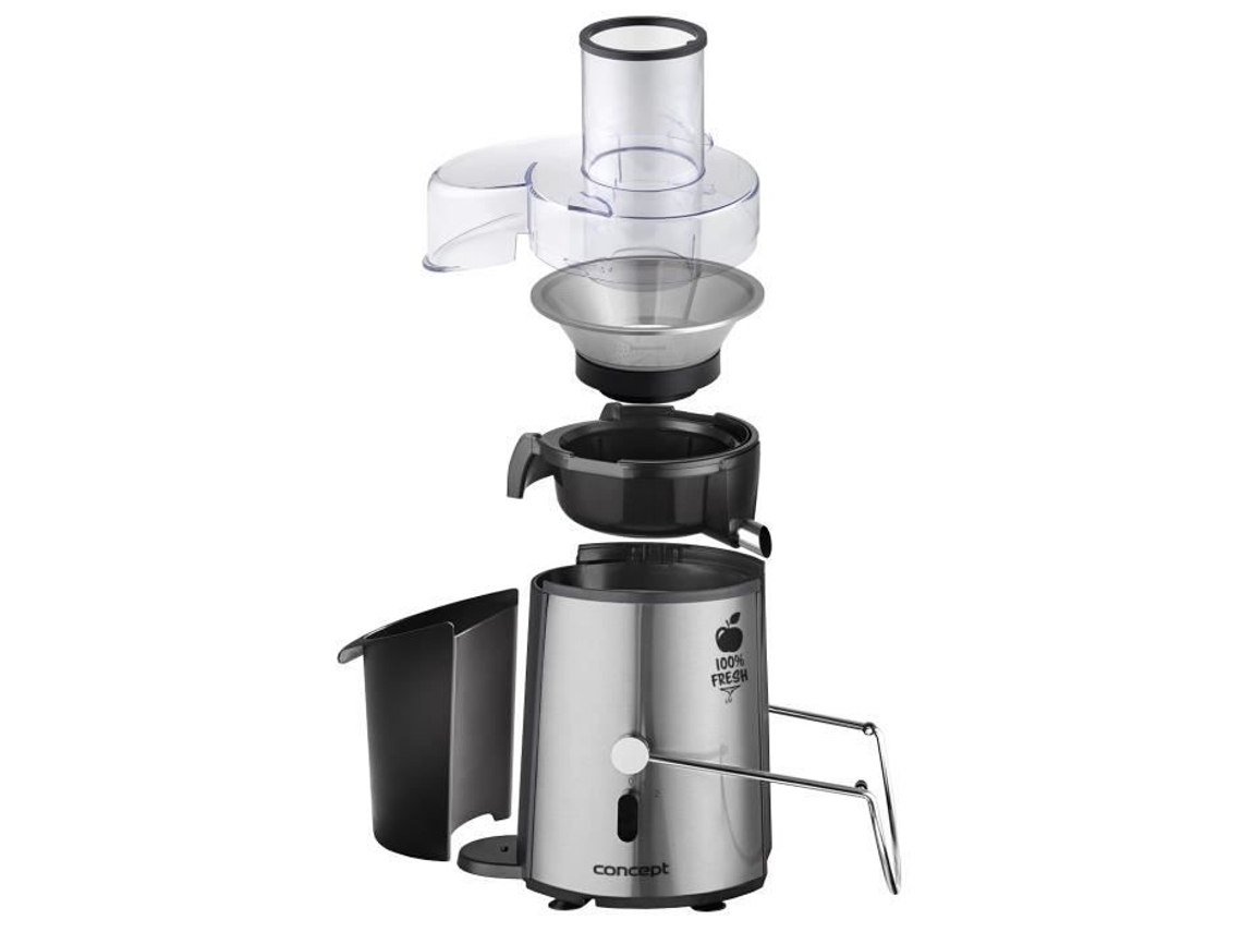 Exprimidor lento Concept Lo7026 Negro Acero inoxidable 1000 W Concept