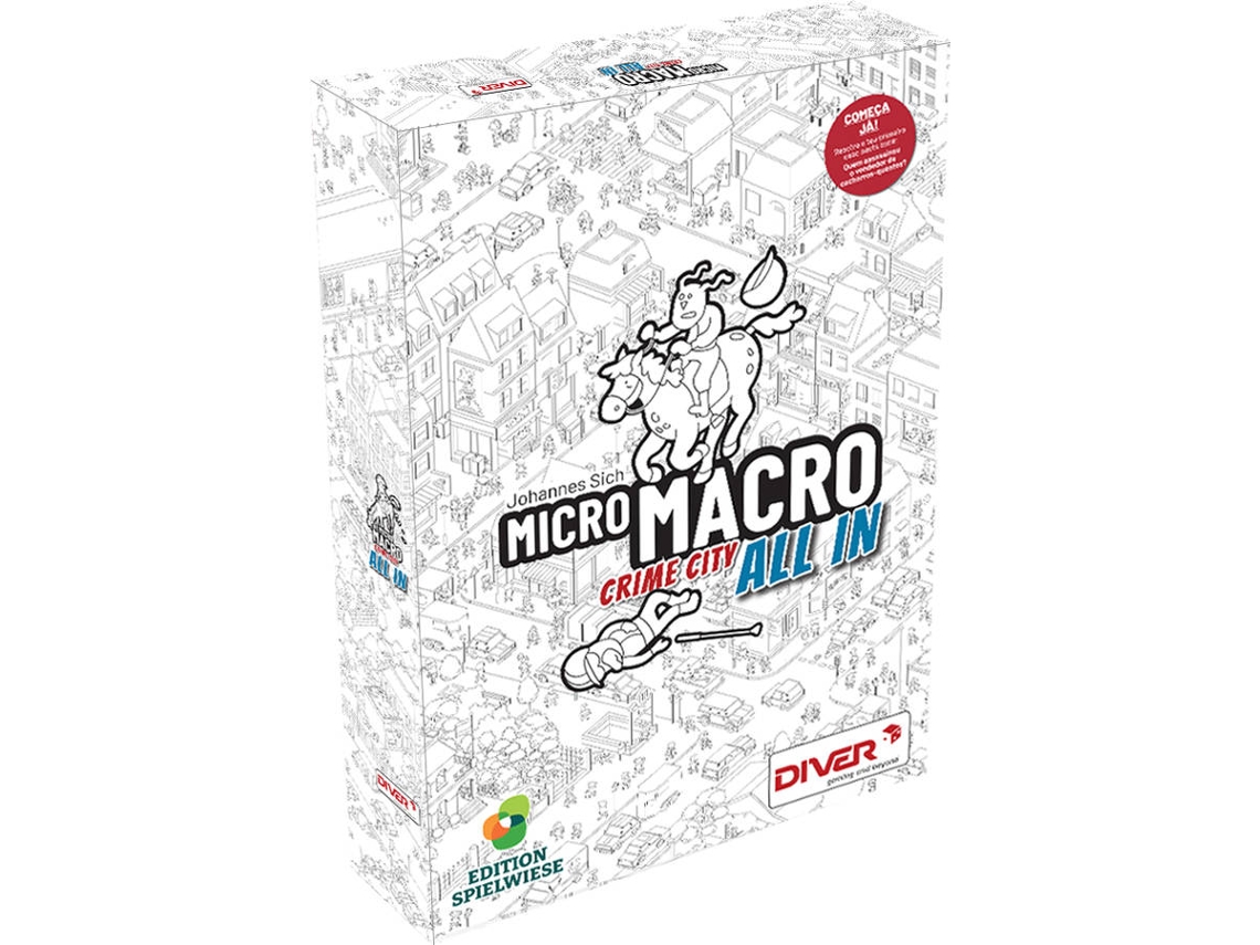 Juego de Mesa MicroMacro: Crime City 3 - All In (Edad Mínima: 12 años)