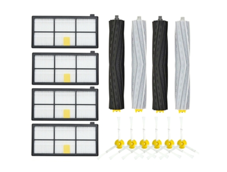 Ad-cepillo principal, cepillo lateral, filtro, Robot de barrido, accesorios de repuesto para Irobot Roomba serie 800 900