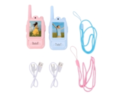 Walkie-talkie De Video Para Niños, Juguete De Intercomunicador Bidireccional Portátil Recargable