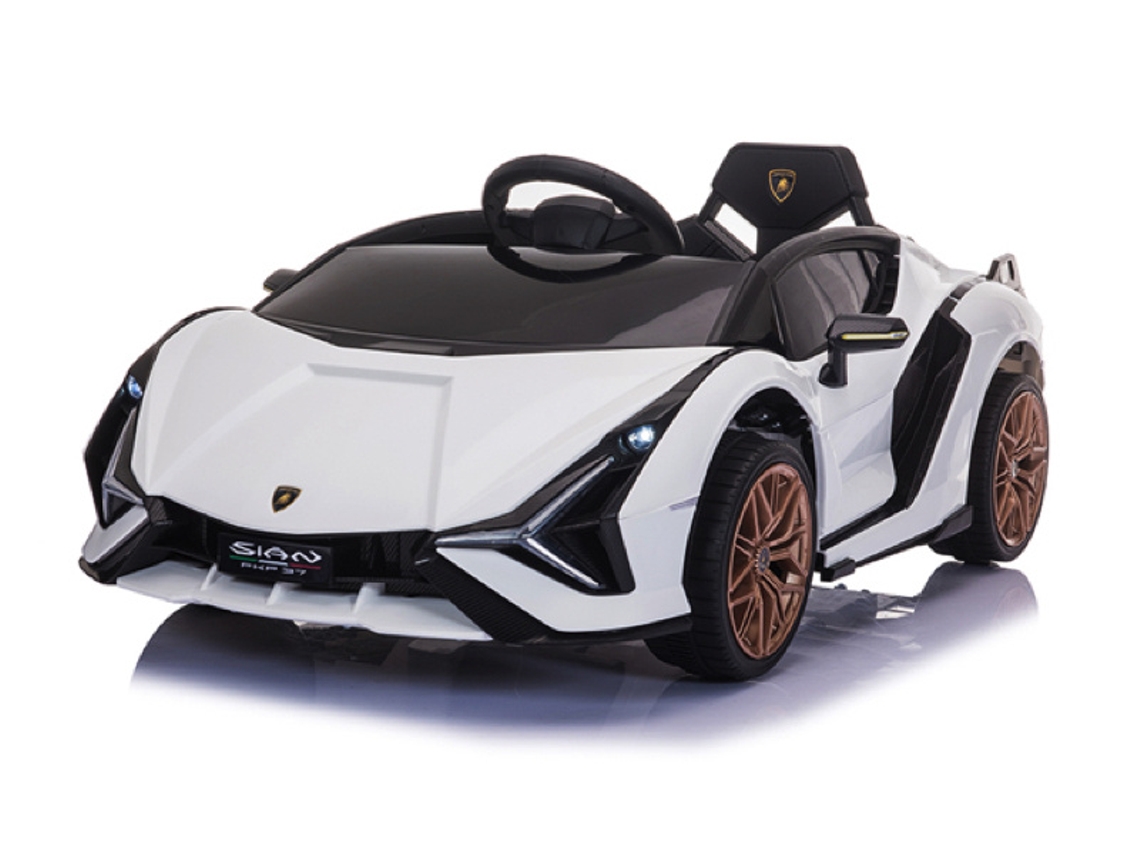 Sian, coche eléctrico infantil de 12 V con puertas de ala de gaviota LAMBORGHINI