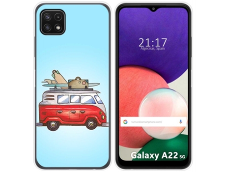 Carcasa Samsung Galaxy A22 5G TUMUNDOSMARTPHONE Dibujos Multicolor