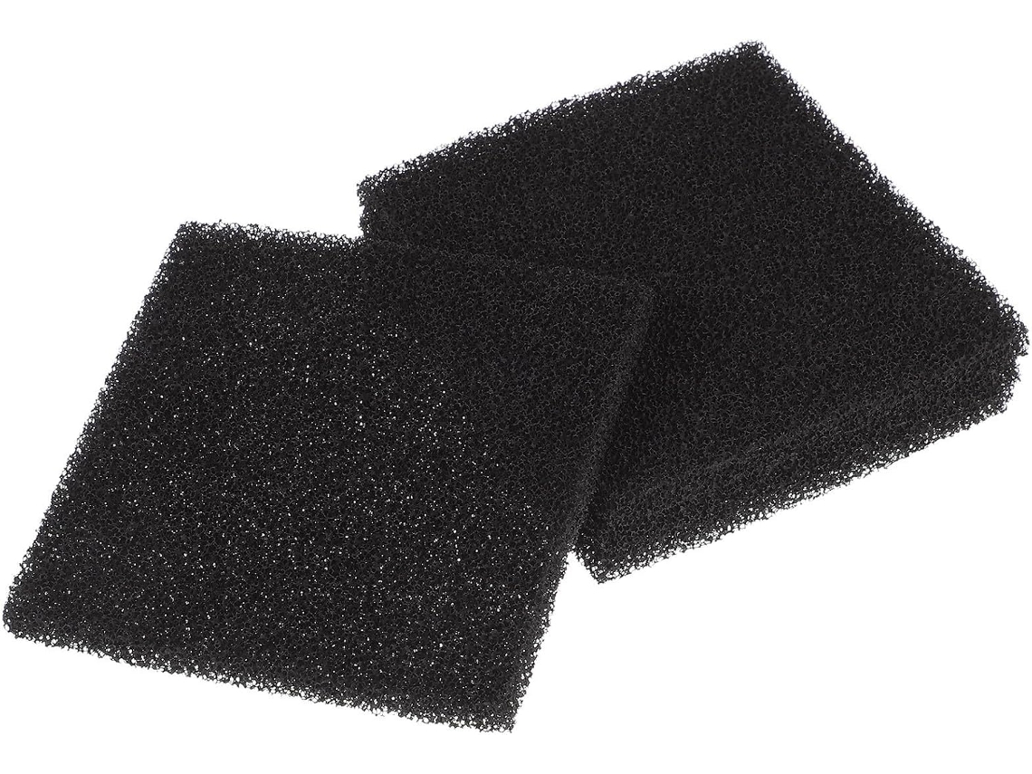 Filtros De Esponja Cuadrados Kichouse, 4 Unidades: Potente Absorción De Olores Gracias Al Carbón Activado Y Filtración
