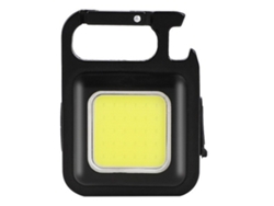 Linterna LED COB mini portátil 2026 con imán, fácil de cargar, llavero USB, alto brillo, plegable.