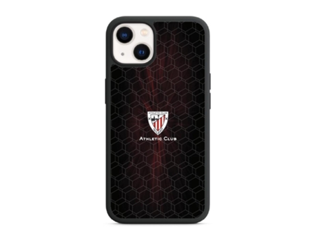 Funda Móvil Oficial Athletic Club para iPhone 13 PHONECASES3D Piel Sintética Negro