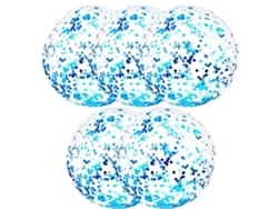 Pelotas de playa gigantes, juguetes de piscina, pelotas gigantes con confeti brillante, pelota inflable transparente para piscina, playa, fiesta de verano