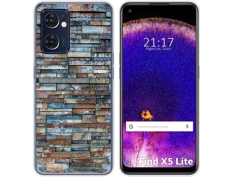 Carcasa Oppo Find X5 Lite 5G TUMUNDOSMARTPHONE Dibujos Ladrillo 05 Multicolor