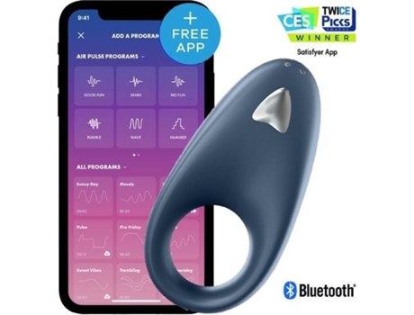Anillo Vibrante SATISFYER con App E Bluetooth Powerful One Ring Satis