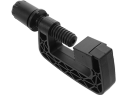 Juego De Abrazaderas Para Volante, Plástico Negro Resistente Y Versátil, Sujeción Fiable, Accesorios Para Coche.
