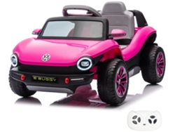 Vehículo Eléctrico Para Niños - Volkswagen E-buggy 12v - 1 A 5 Años - Rosa