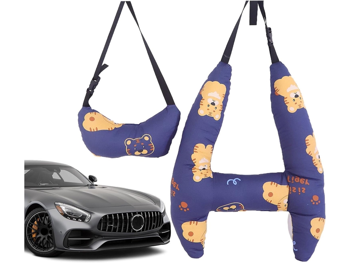 Soporte Para Reposacabezas De Coche Para Niños, Almohada Cervical De Diseño De Curva Alta Para Niño.