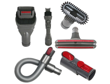 Paquete de 6 accesorios de repuesto, Kit de herramientas para Dyson V7 V8 V10, accesorios de manguera, cepillo de Herramientas de limpieza del hogar
