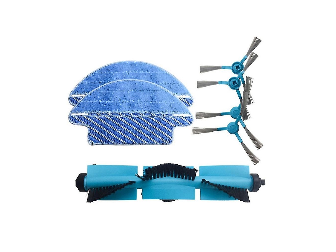 Cepillo lateral principal, filtro HEPA, paño de fregona, compatible con piezas de robot Cecotec 3090