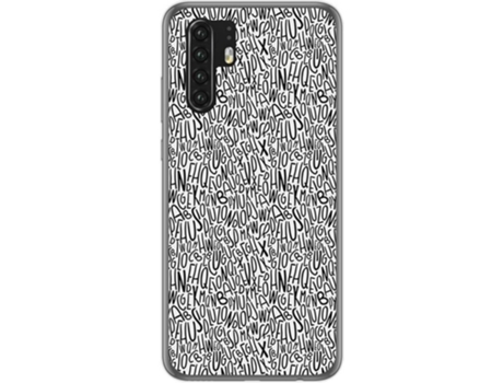 Carcasa Huawei P30 Pro TUMUNDOSMARTPHONE Letras Multicolor