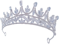 Corona De Mariée En Zircon Élégante Pour Mujer, Diadème Ligero Mariage, Diadema Accessoire