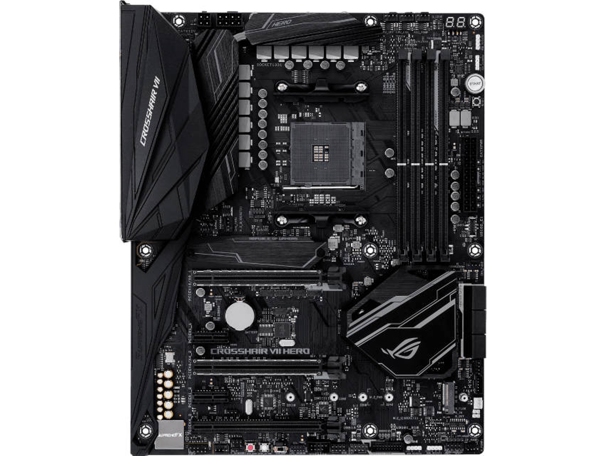 Placa Base ASUS ROG Crosshair VII Hero (Socket AM4 - AMD X470 - ATX)