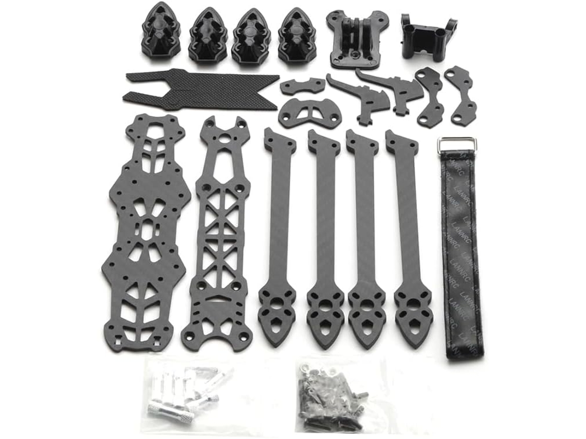 Chasis De Dron Cuadricóptero Mark4 De 7 Pulgadas (295 Mm) Con Brazos De 5 Mm Para Fpv Freestyle Y Carreras Rc.