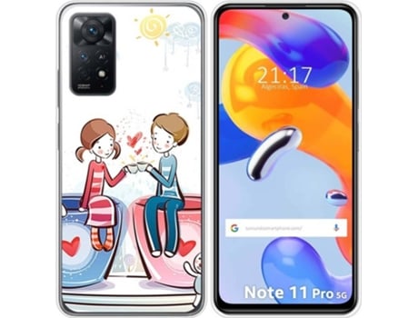 Carcasa Xiaomi Redmi Note 11 Pro TUMUNDOSMARTPHONE Dibujos Café Multicolor