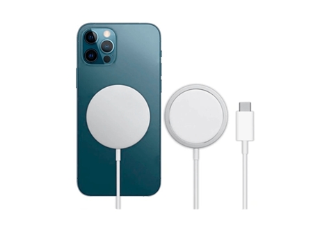 Cargador Inalámbrico Carga Rápida para Apple Iphone 13 Pro - Blanco