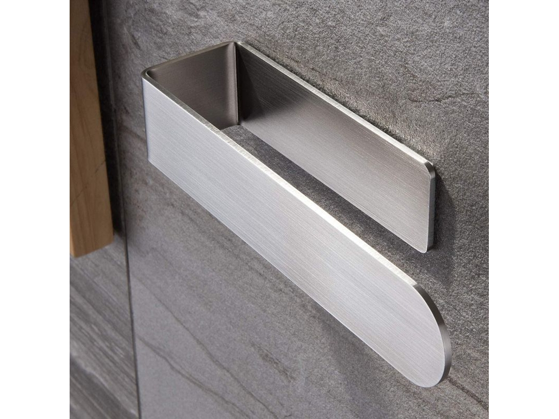 Anillo Para Toallas De Baño De Estilo Europeo, De Montaje En Pared, No Requiere Taladrar, Acero Inoxidable Sus304, 23 X 4,5 X 4 Cm.