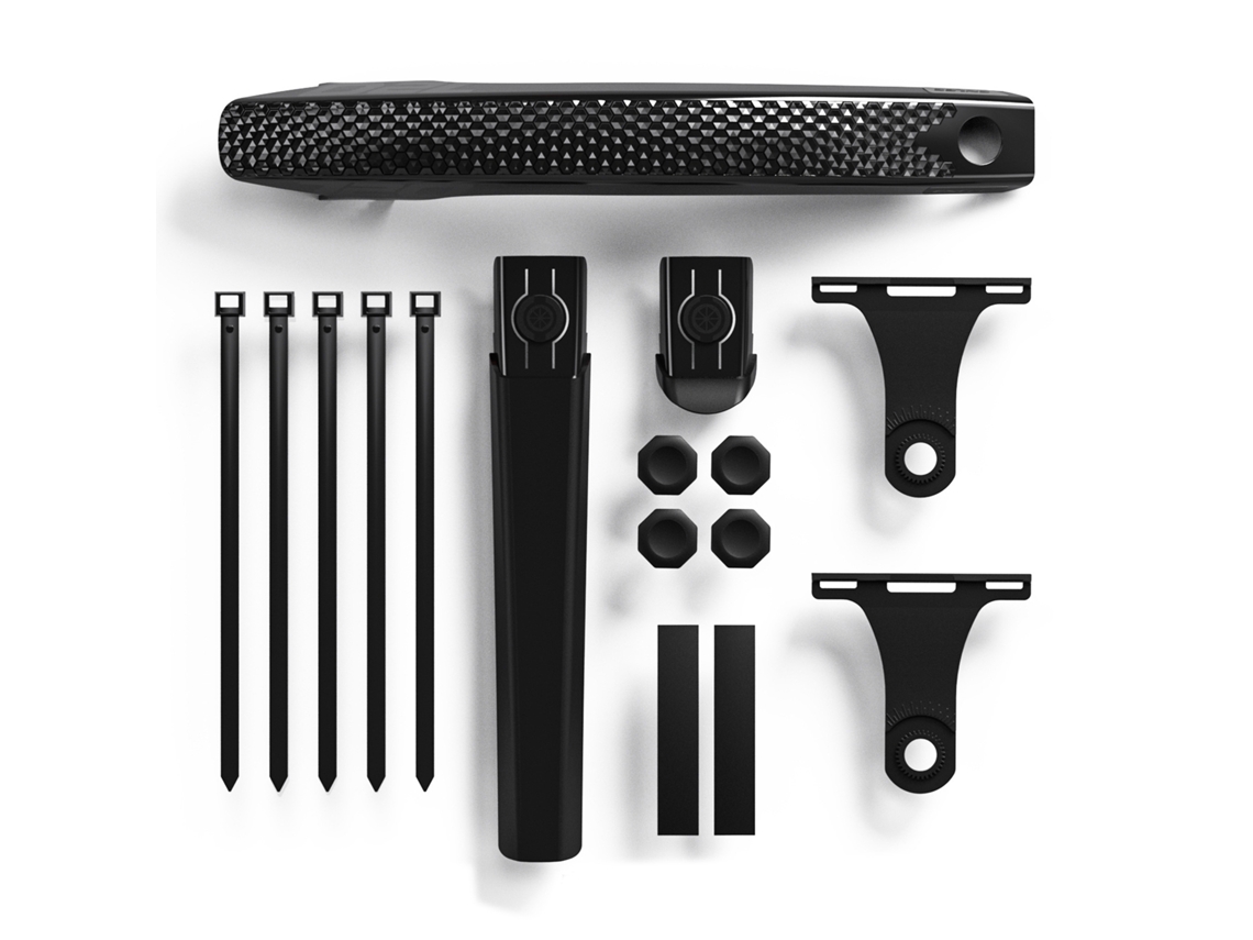 Juego de guardabarros ajustables para bicicletas de montaña y de carretera, delanteros y traseros (sin marca).