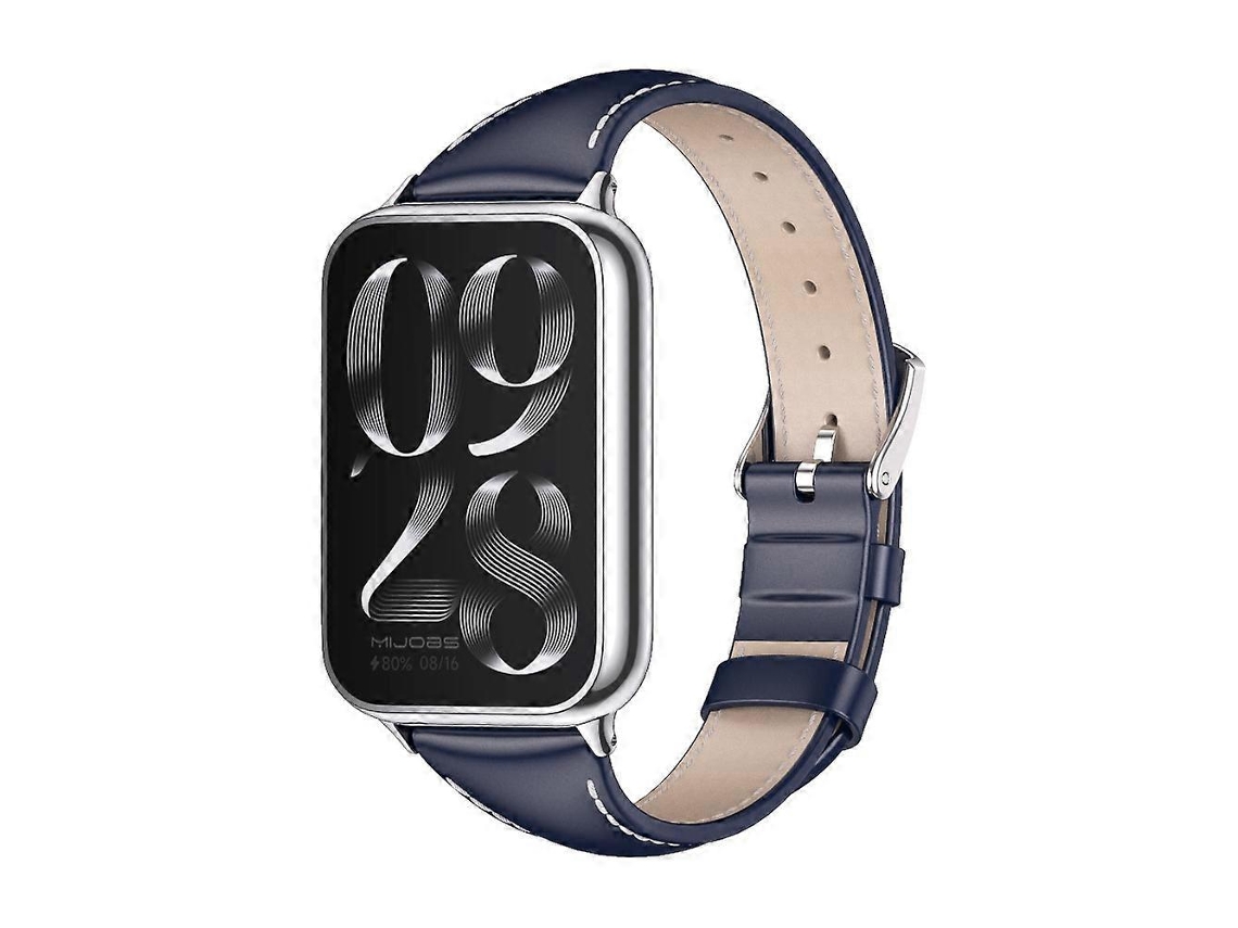 Pulsera fina de cuero Mijobs para Xiaomi Smart Band 9 Pro / 8 Pro
