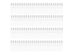 Veloriskku-100 Peças Diodo Led 3mm 8 Cores Kit Componentes Eletrônicos 3v Branco