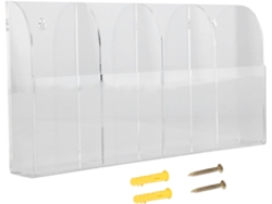 Soporte Acrílico De Pared Para Mando A Distancia De Aire Acondicionado, Decodificador De Tv Y Canal.