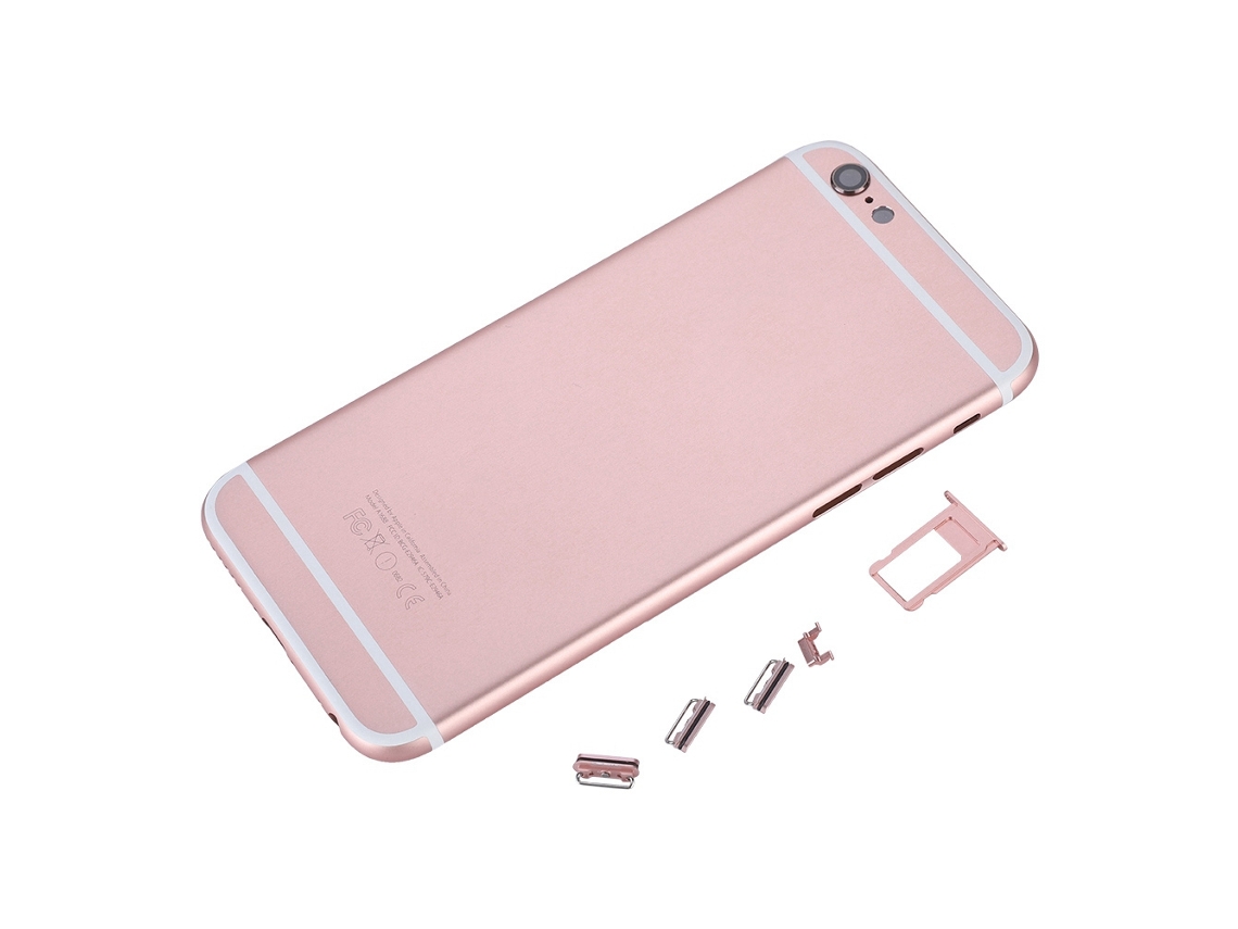 La Tapa Posterior Del Marco Medio Protege La Batería Y Fija El Cuerpo Para El Iphone 6s Plus Rose Gold