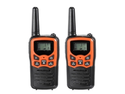 2Pcs Rádio Walkie Talkie Portátil 22 Canais Definidos 10 Km Uhf 400-470 Mhz 