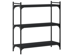 Estantería VIDAXL Negro Madera contrachapada (80x30x86 cm)