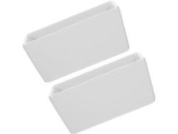 Juego Azucareros Cuadrados Cerámica Blanca, Un Tazón Recipiente Azúcar, Aptos Microondas