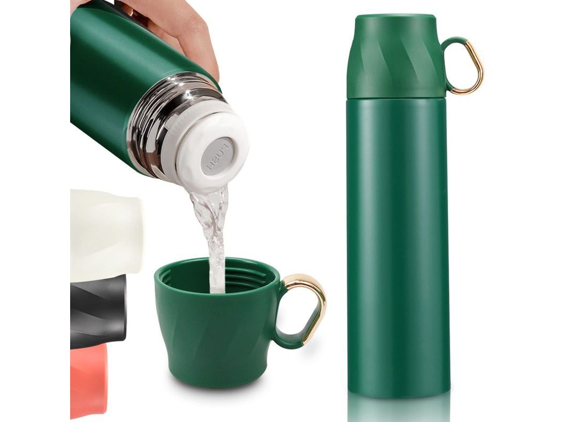 Botella térmica Rebe de acero inoxidable de 500 ml con tapa.