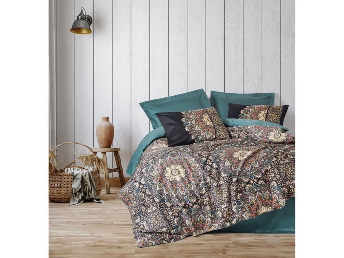 Juego De Cama - Funda Nórdica 220 X 240 + 2 Fundas De Almohada 60 X 60 - Satén De Algodón - Essence