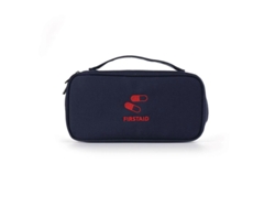 Botiquín De Primeros Auxilios Portátil, Bolsa De Emergencia Médica Para Viajes, Acampadas Y Supervivencia - Azul Marino
