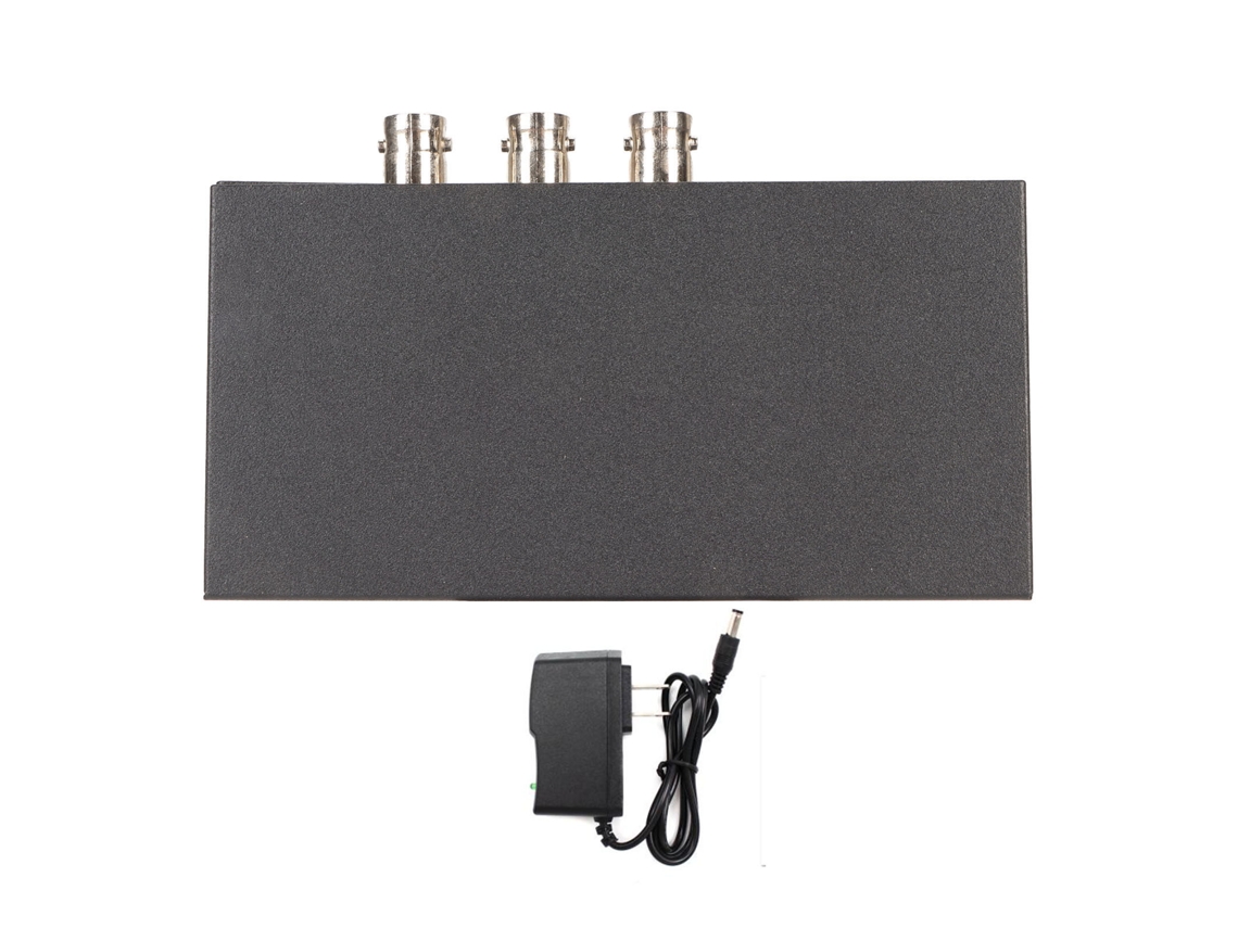 Divisor Sdi Profesional 1x2 Compatible Con 3g Hd Sd Sdi 1080p Para Estaciones De Tv, Monitoreo, Seguridad Y Enchufe Estadounidense.