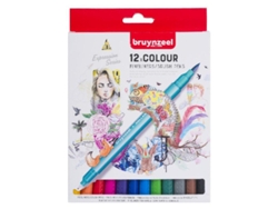 Tip Brush Sort Marker 12 Unidades