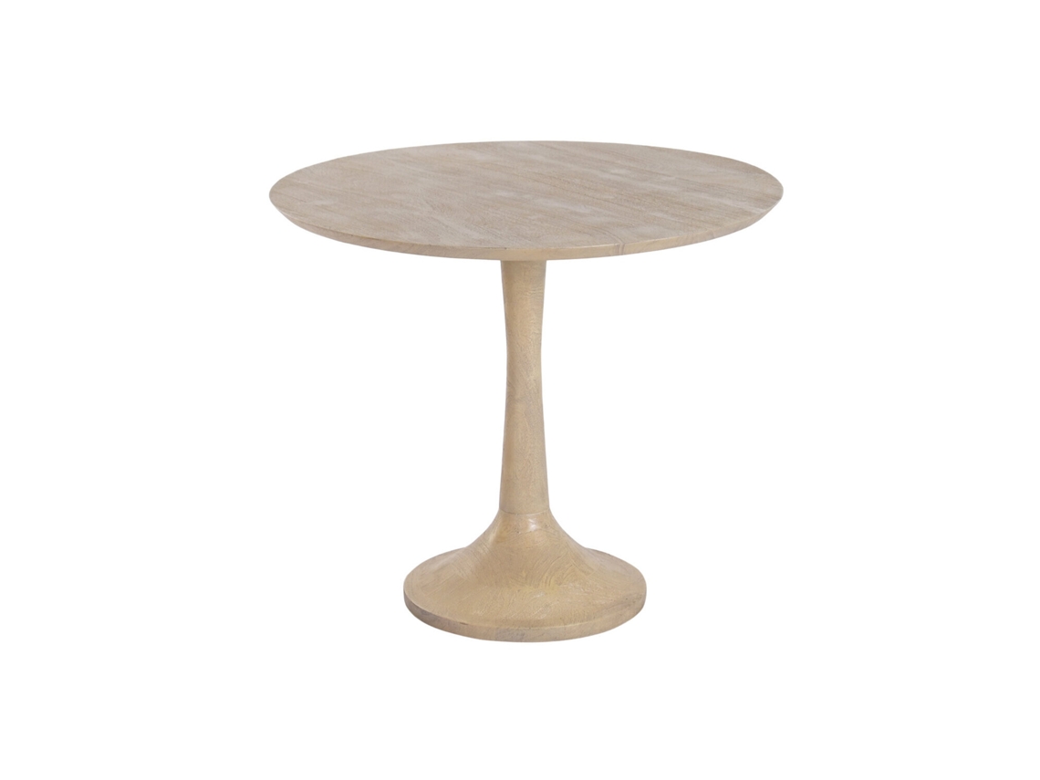 Mesa Redonda Comedor Madera Mango 90x90x77cm