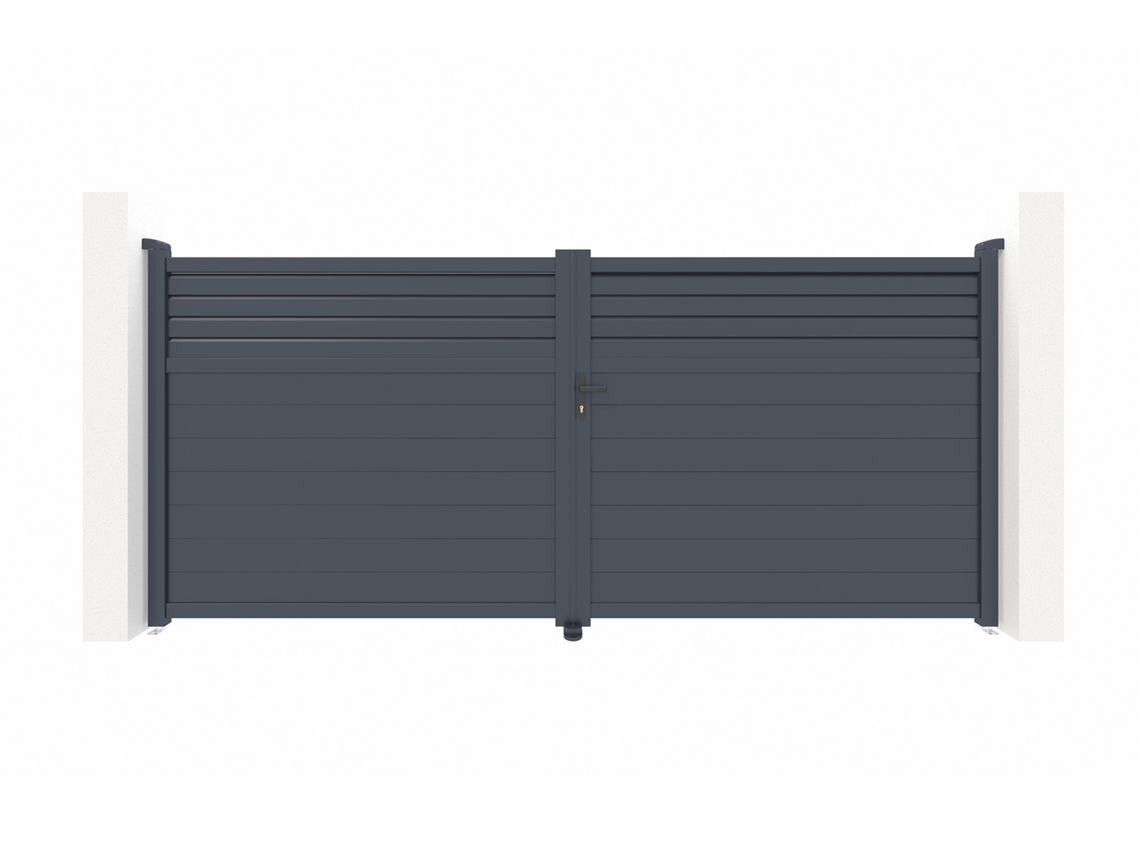 Puerta batiente de aluminio 3m carpatia A.160cm