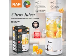 (Blanco) Exprimidor eléctrico de naranjas - Exprimidor doméstico automático - Exprimidor nuevo para portátil pequeño - Máquina para frutas