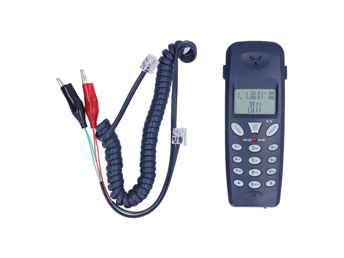 Teléfono Con Cable Fsk Dtmf De 12 Bits Con Pantalla Lcd Y Función De Rellamada Y Pausa Para Oficina En Casa/teléfono Fijo.