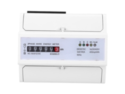 Contador De Energia Trifásico 4 Fios 380v Ac Medidor De Watt Contador De Pulso Din Rail Kwh