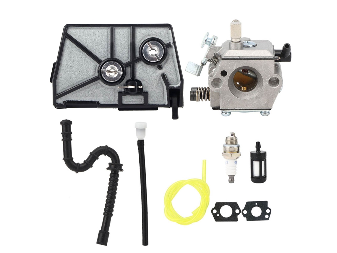 Kit De Carburador De Aluminio Fundido Para Repuesto De Motosierra Stihl 028 Accesorio Jardín
