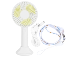 Ventilador portátil mini USB blanco Worten