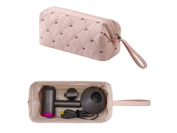 Bolsa Para Rizador Chrui Acolchada Con Protección Anti-golpes Y Asa (lazo Rosa)