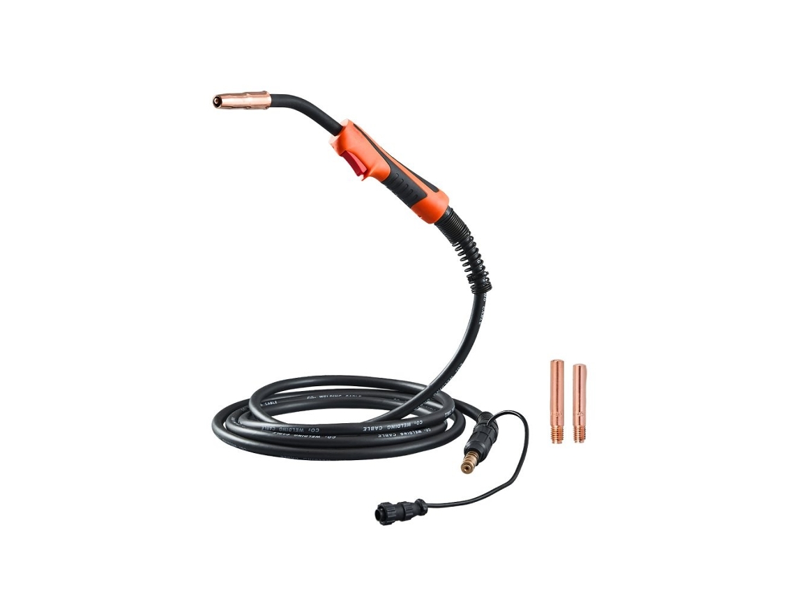 Pistola De Soldadura Mig 250a Con Cable 4,6 M Para Máquinas Lincoln Y Alambres Hasta 0,045'' Tekmaquinas