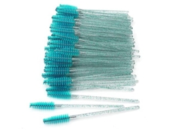 50 Cepillos Desechables Para Pestañas Y Cejas, Aplicador De Rímel, Herramienta De Extensión - Azul