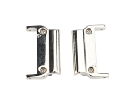 Adaptador De Correa De Reloj De Metal Con Ajuste Rápido, Conector Reemplazable, Color Plata, 20-20 Mm